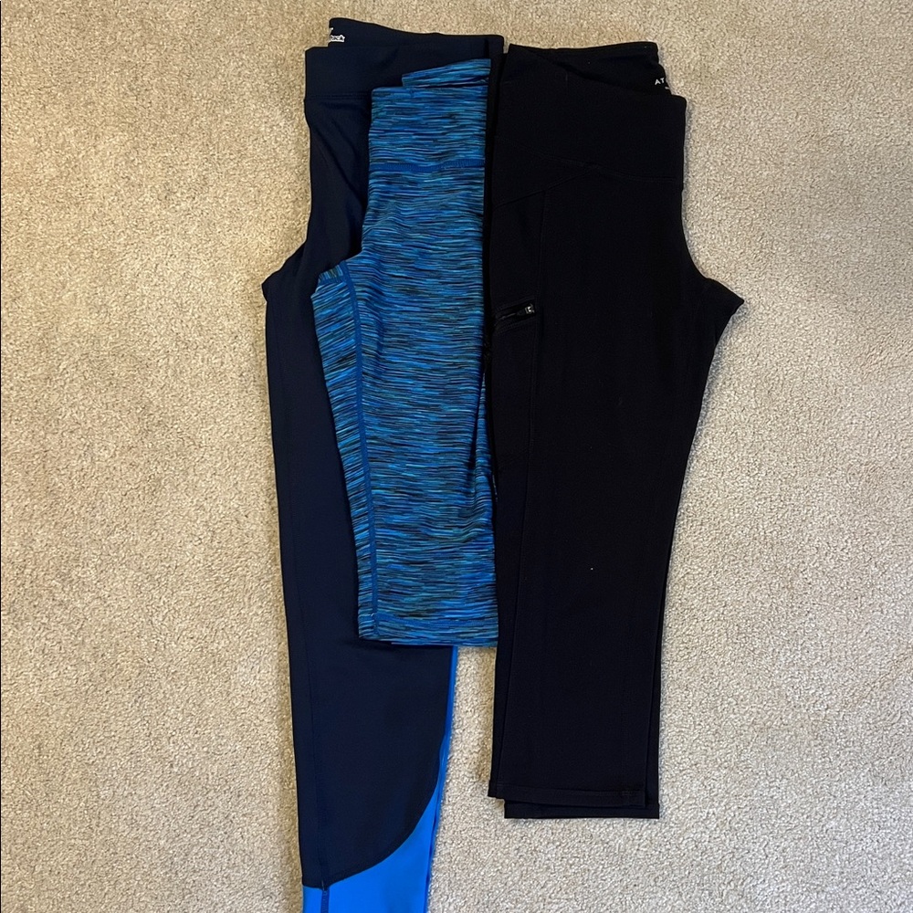 Workout pants. Athleta, Zella, NordicTrack